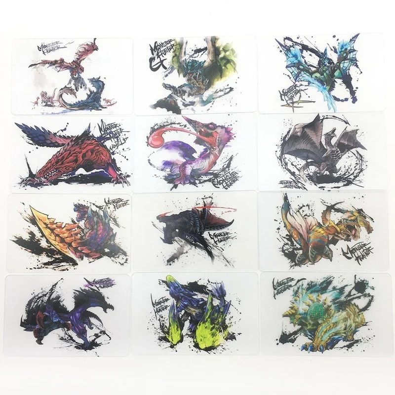 Монстр Хантер коллекция мировых карт игра сияющая коробка ПВХ карты игрушки для