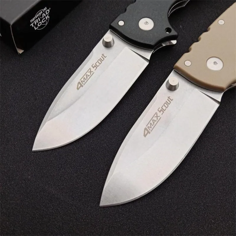 Складной охотничий нож Cold-Steel 4-Max разведчик рукоятка из нейлонового волокна
