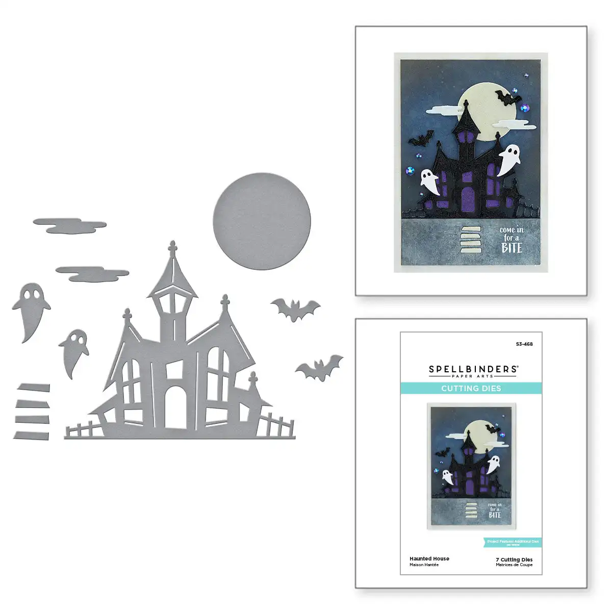 

Exquisite Haunted House Metal Cutting Die For DIY Scrapbooking Crafts Card Cut Maker Photo Album Template Handmade Decoration
