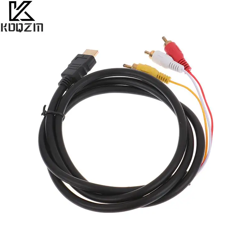 

5ft HDMI-совместимый с 3RCA на AV конвертер видео аудио адаптер кабель для ПК ТВ