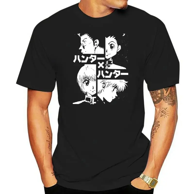

T Shirts Men's Cotton T-Shirt Killua Zoldyck Anime Manga Japan Hunters Hxh Tees Fitness Gift Tshirts