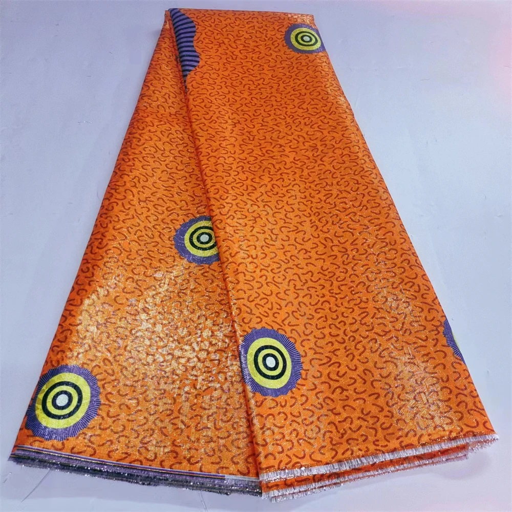 Африканские Восковые принты парчовые ткани нигерийская жаккардовая парчовая