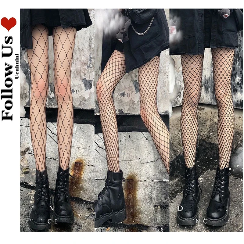 

Sexy Women's Long Fishnet Body Stockings Fish Net Pantyhose Mesh Nylon Tights Lingerie Skin Thigh High Waist Hosiery Socks