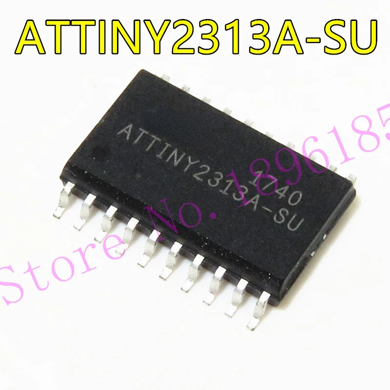 

1pcs/lot ATTINY2313A ATTINY2313A-SU SOP-20 In Stock 8-bit Microcontroller with 2/4K Bytes In-System Programmable Flash