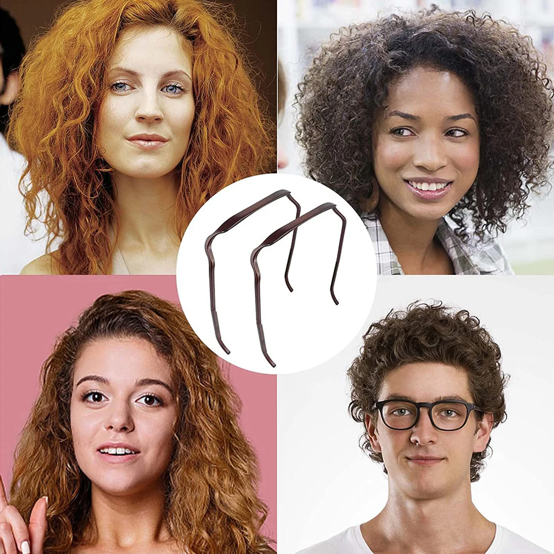 

Fashion Large Invisible Hair Hoop Plastics Curly Thick Hair Headband Hair Band Hairstyle Fixing Tool Women Headwear Accessories