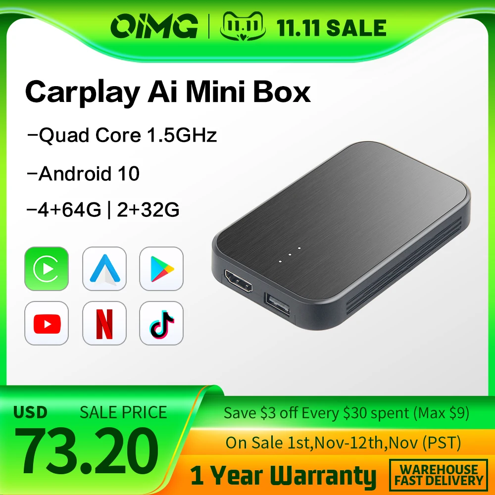 Скидка Carplay AI Box Android 10 Carplay Smart Box мультимедийный беспроводной Carplay беспроводной Android авто для Audi Skoda VW Citroen Toyotat Цена Carplay AI Box Android 10 Carplay Smart Box мультимедийный беспроводной Carplay беспроводной Android авто для Audi Skoda VW Citroen Toyotat