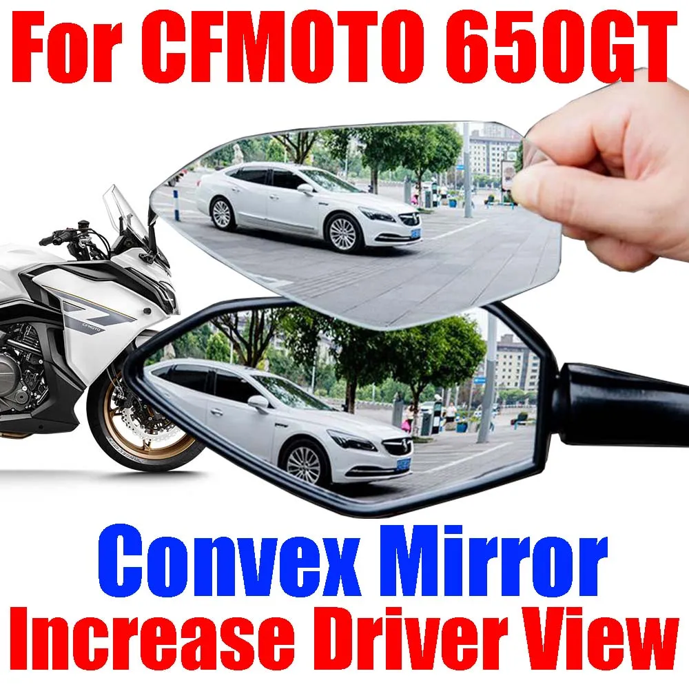 

For CFMOTO CF 650GT GT650 GT 650 GT Accessories Convex Mirror Increase Enlarge Rearview Mirrors Side Rear Mirror View Vision