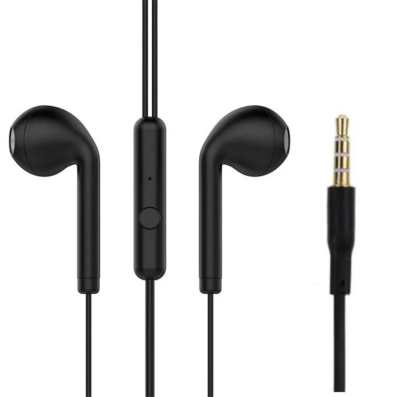 

Semi in-ear mobile phone with heavy bass Headsets With Built-in Microphone 3.5mm In-Ear Wired Earphone For Smartphones