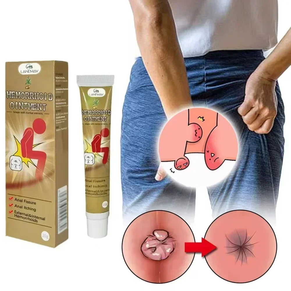 Крем для снятия геморроя NewHemorrhoid натуральный травяной экстракт отеков анального