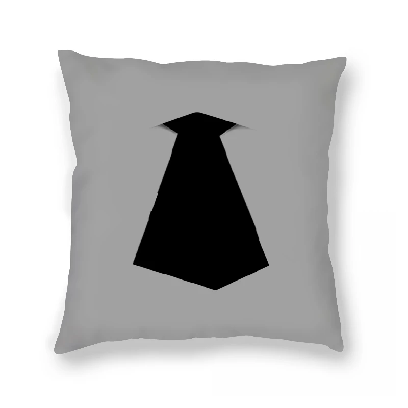 

New Fashion Active Personalized Fake Suit Tie Print design white Pillow Case Hip Hop