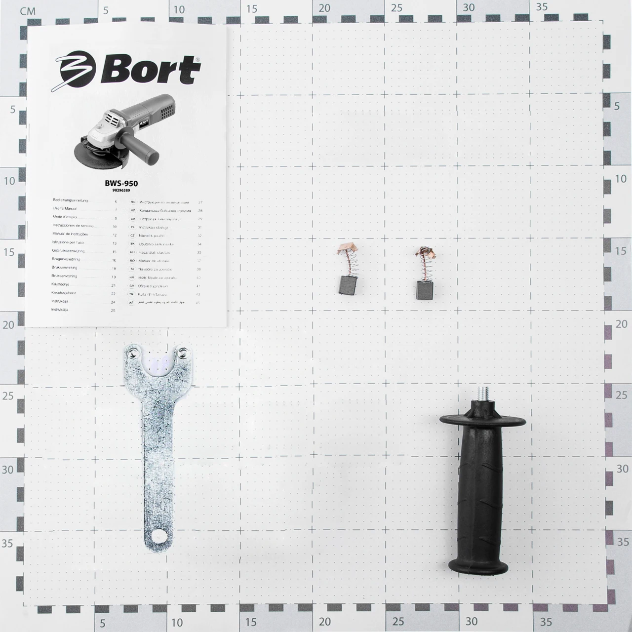 Машина шлифовальная угловая (болгарка) Bort BWS-950 (блокировка шпинделя регулировка