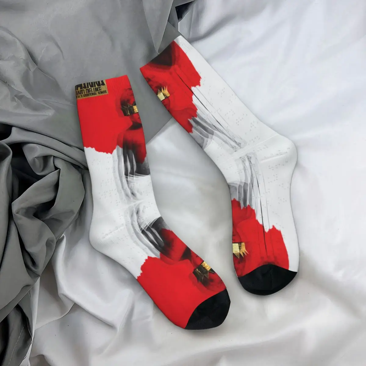 Веселые Забавные музыкальные мужские носки в стиле ретро Harajuku R-Rihannas уличный