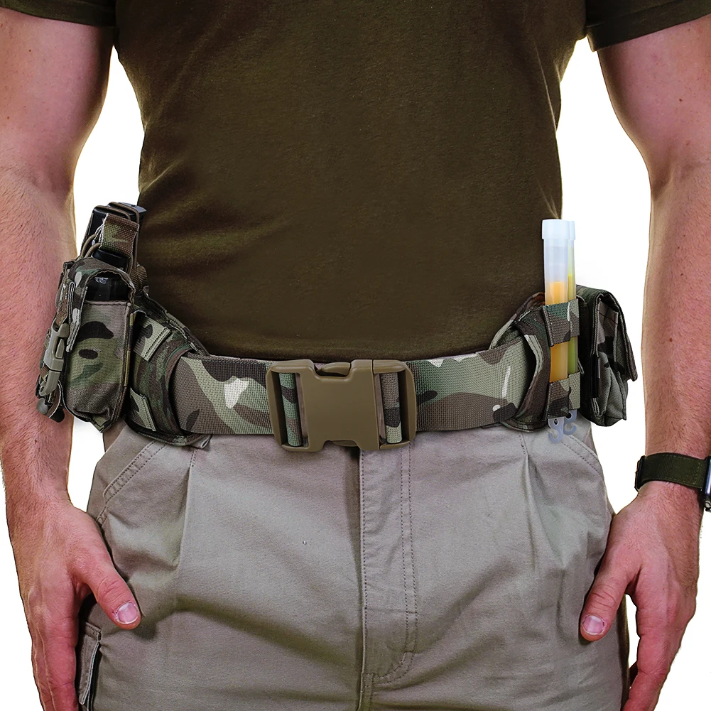 Ремень KRYDEX Тактический быстросъемный для мужчин мягкий широкий пояс с мягкой