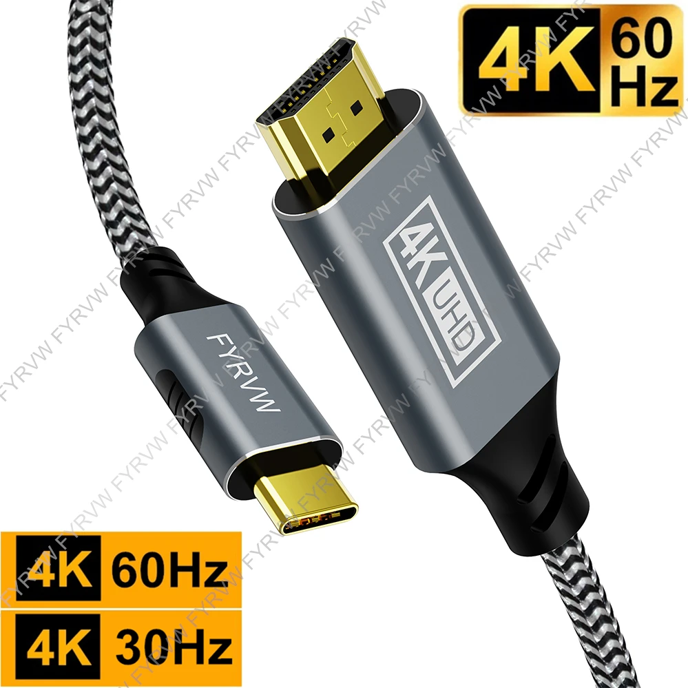 Thunderbolt USB C to HDMI-Compatible Cable  Type C to HDMI-Compatible Cable 4K@60Hz  Thunderbolt 3 USB4 to HDMI-Compatible Cable