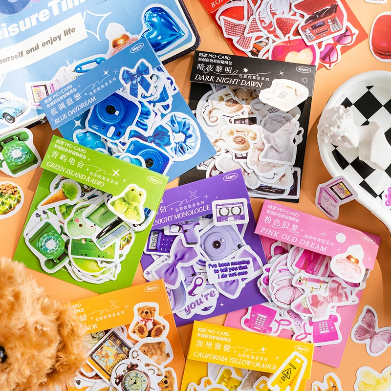 

46 шт., клейкие стикеры для скрапбукинга