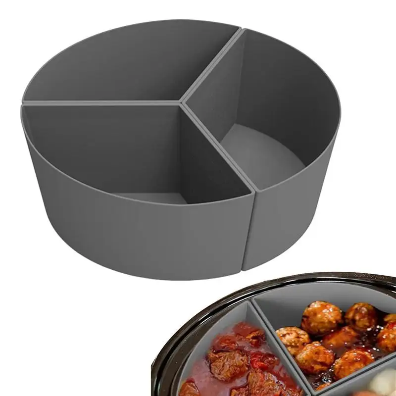 

Силиконовые подкладки для медленной плиты, силиконовые подкладки для медленной готовки, герметичная подкладка для мытья в посудомоечной машине для круглой или овальной формы