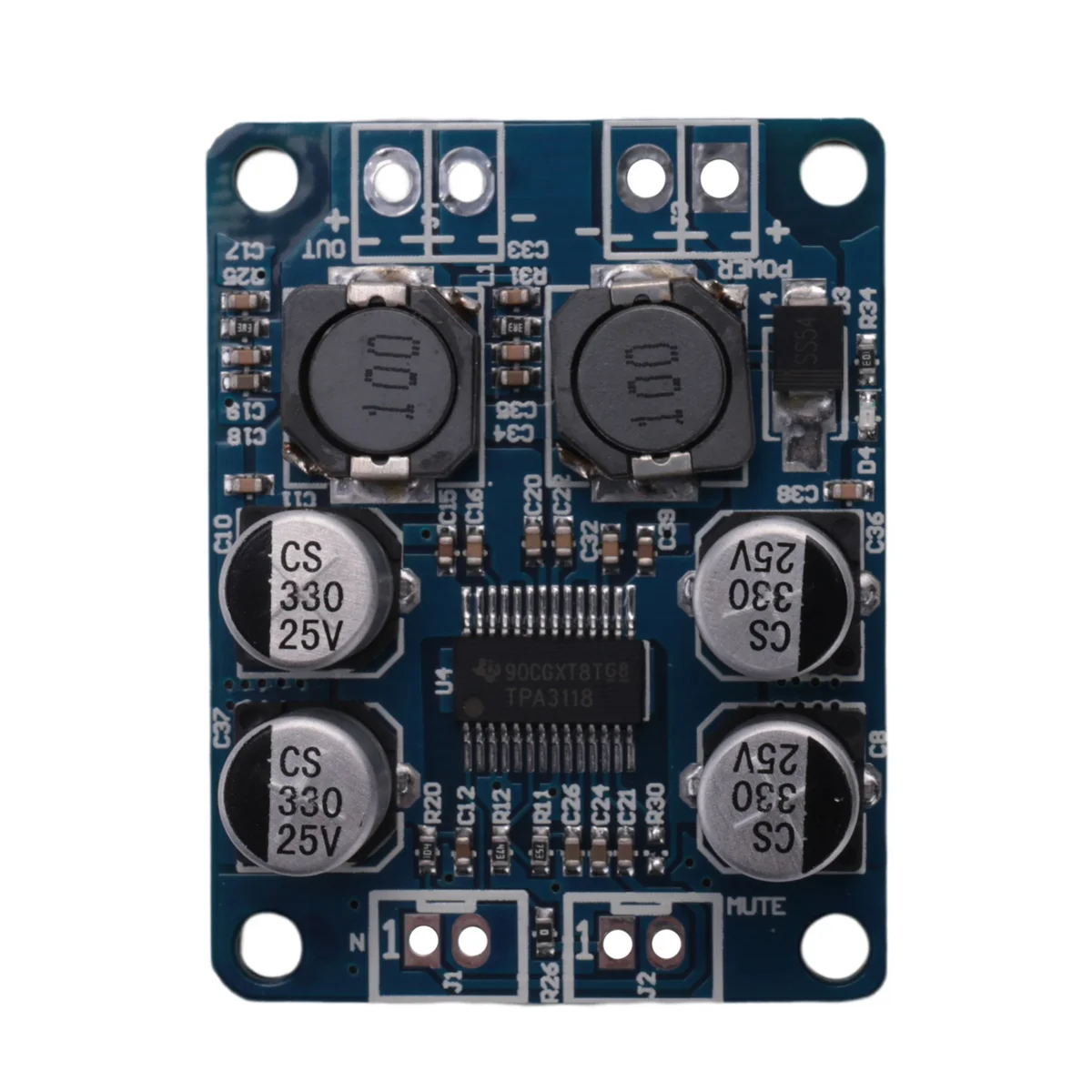 

2Pcs XH-M314 TPA3118 2X45W 12V 28V Stereo Audio Bluetooth Digital Power Amplifier Board