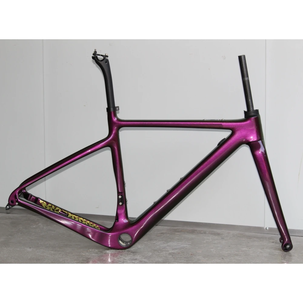 

T1100 A5 Gravel Carbon Road Frame Speed Bike Frames BBright Disc Brake Racing Bicycle Frameset Handlebar Custom Logo DPD UPS XDB