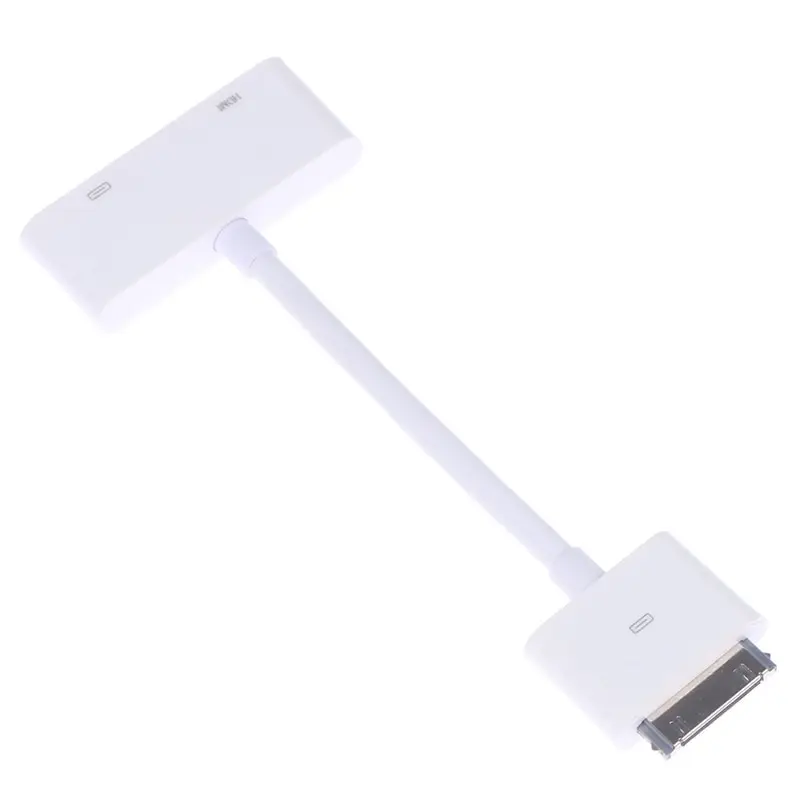 

USB HD MI HDTV для док-станции 30-контактный адаптер для телевизора конвертер кабель для IPad 1 2 3 для IPhone 4 4s США цифровой AV 30-контактный адаптер для HD ...