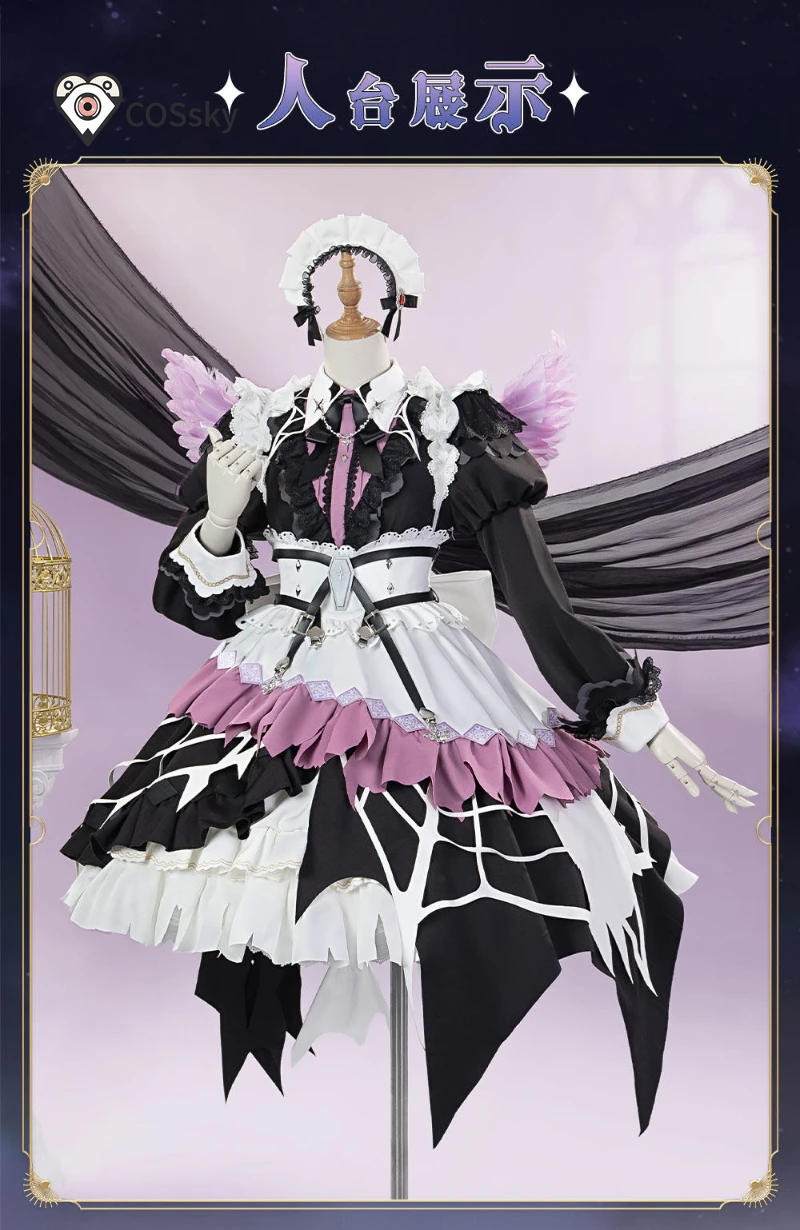 Фото Аниме BanG Dream! Костюм для косплея Nyubara Reona RAS, платье горничной для девочек на Хэллоуин и Рождество, высококачественная новая униформа в стиле Лолита №5