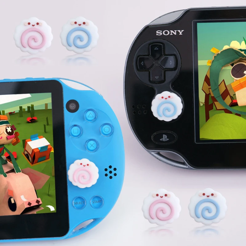 Фото 4 шт. силиконовые мягкие накладки на стики джойстика для Sony PlayStation PS Vita PSV 1000 Fat/2000 Slim, защитный чехол №4
