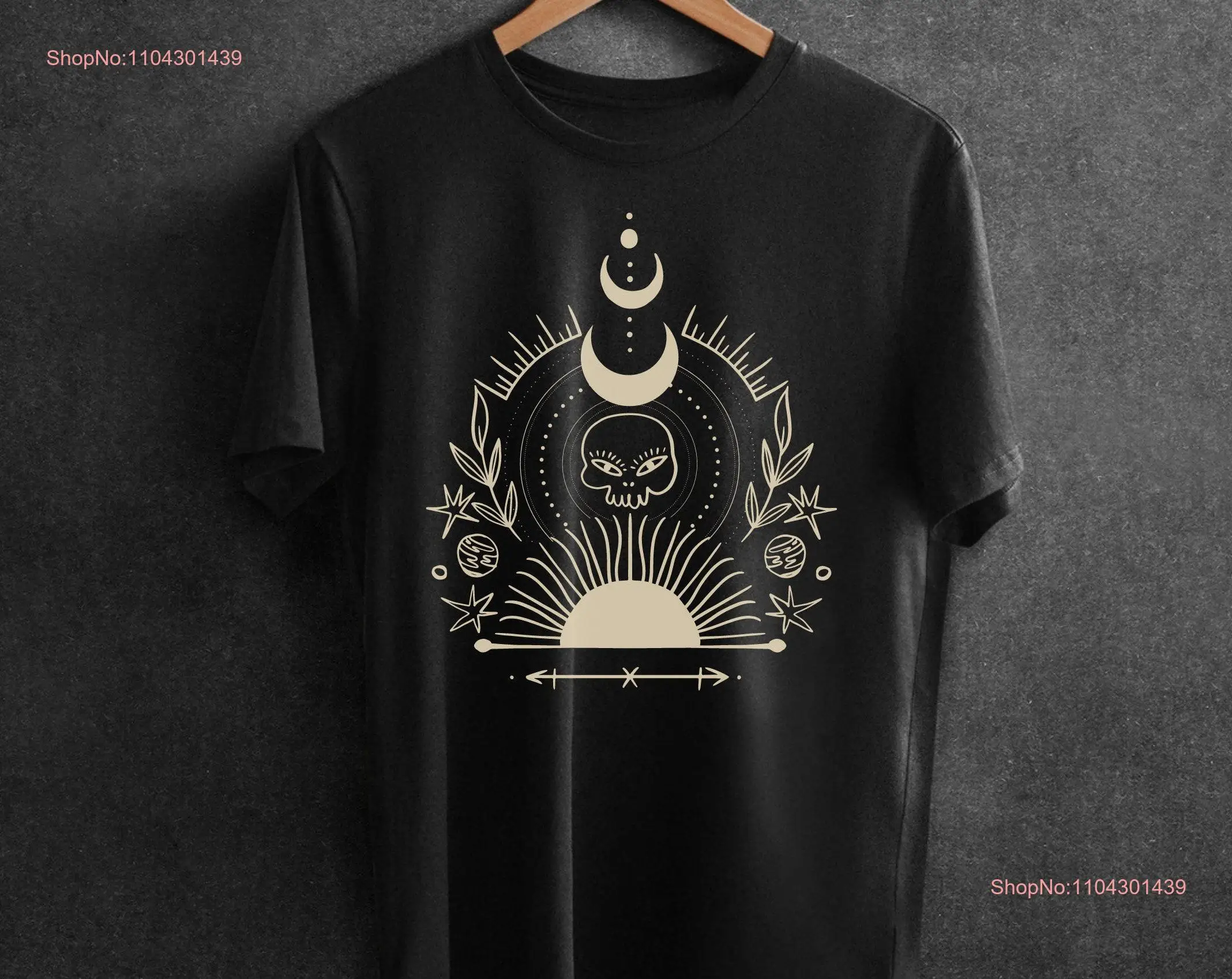 Футболка с луной и звездами Небесное звездное ночное белье Астрология Духовное
