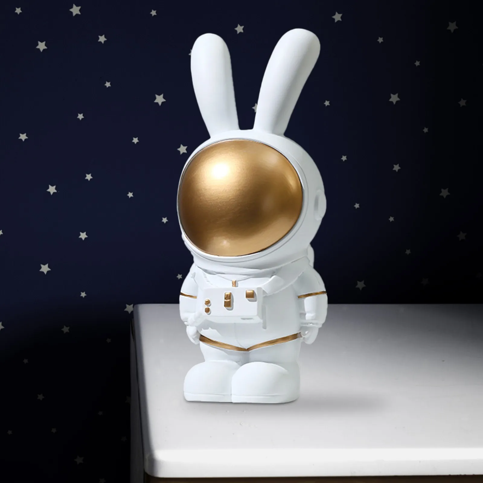 

Статуэтка астронавта, декоративная полирезиновая Статуэтка астронавта, Космический человек, красные украшения для рождественской елки, бо...