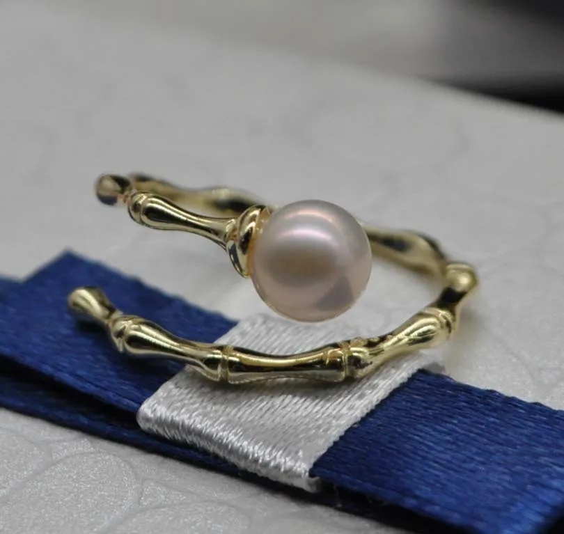 Newly specal sterling silver 6mm round freshwater pearl ring | Украшения и аксессуары