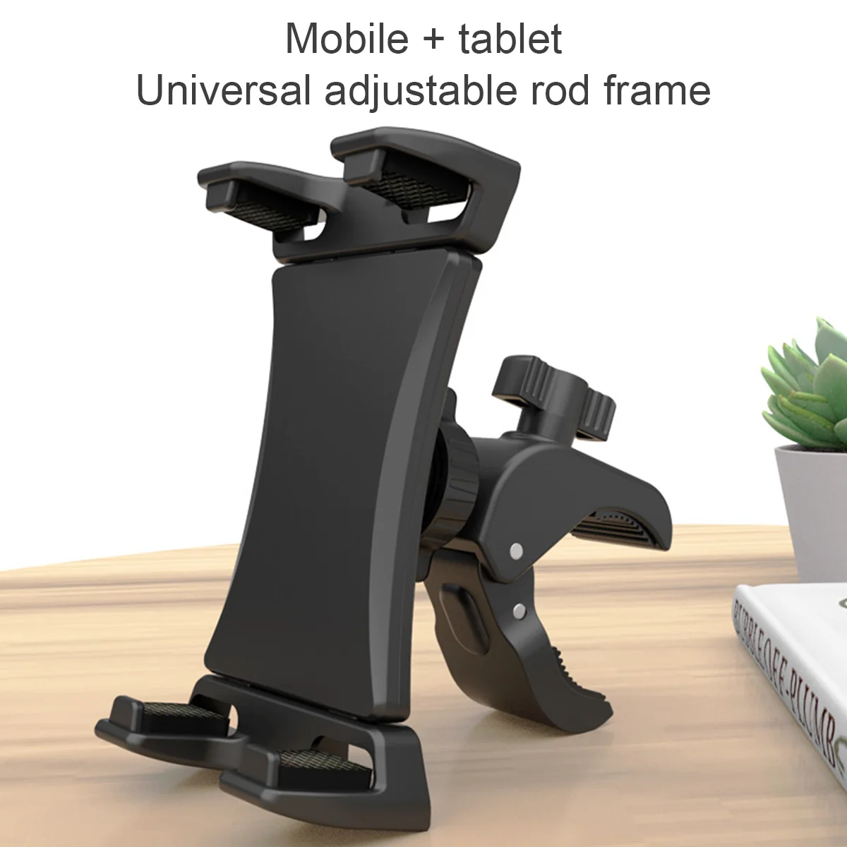 

new Tablet Holder Exercise Bike Tablet Stand 360° Rotation Adjustable Phone Mount Shockproof Antislip Spin Bike Tablet Bracket T