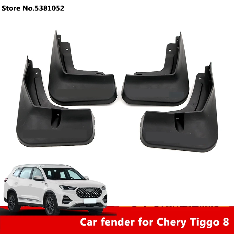 

for Chery Tiggo 8 2018 2019 2020 Accessories Car Front Rear Wheel Mudguard Wheel Fender Anti-Mud Protector Cover Modification