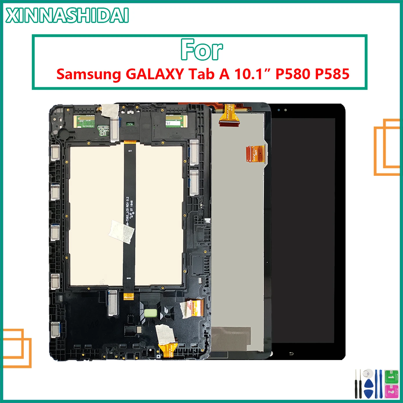 ЖК-дисплей с сенсорным экраном и дигитайзером в сборе для Samsung Galaxy TAB A 10 1 Φ P580 P585 |