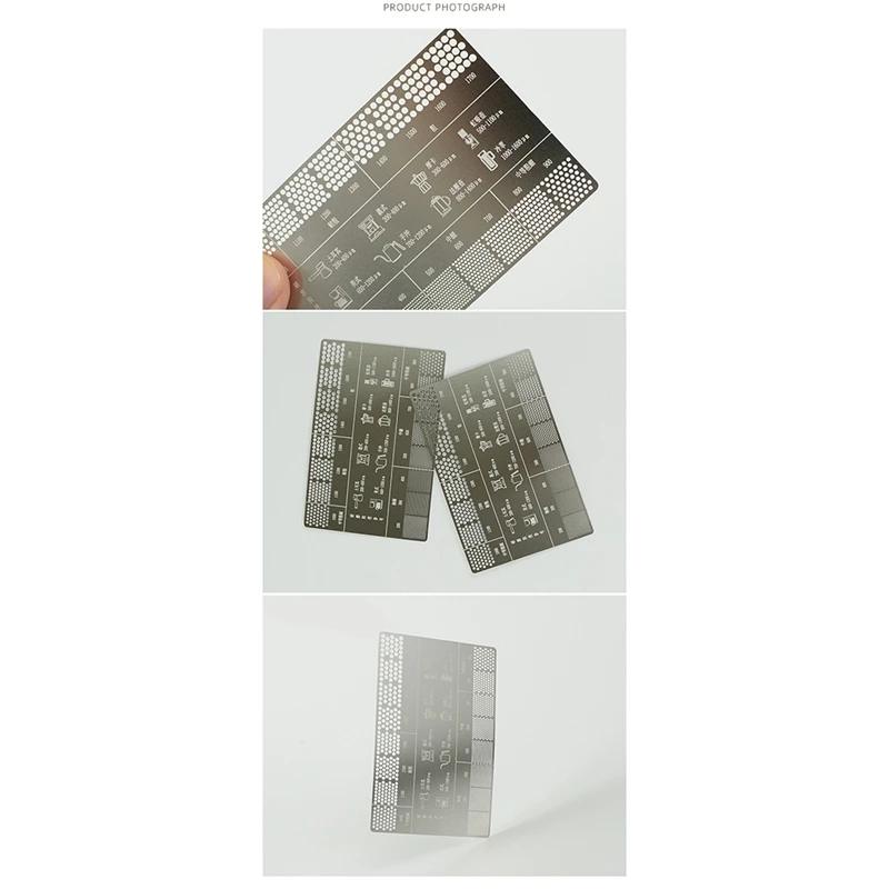 Кофейная карточка из нержавеющей стали металлическая линейка размера кофе