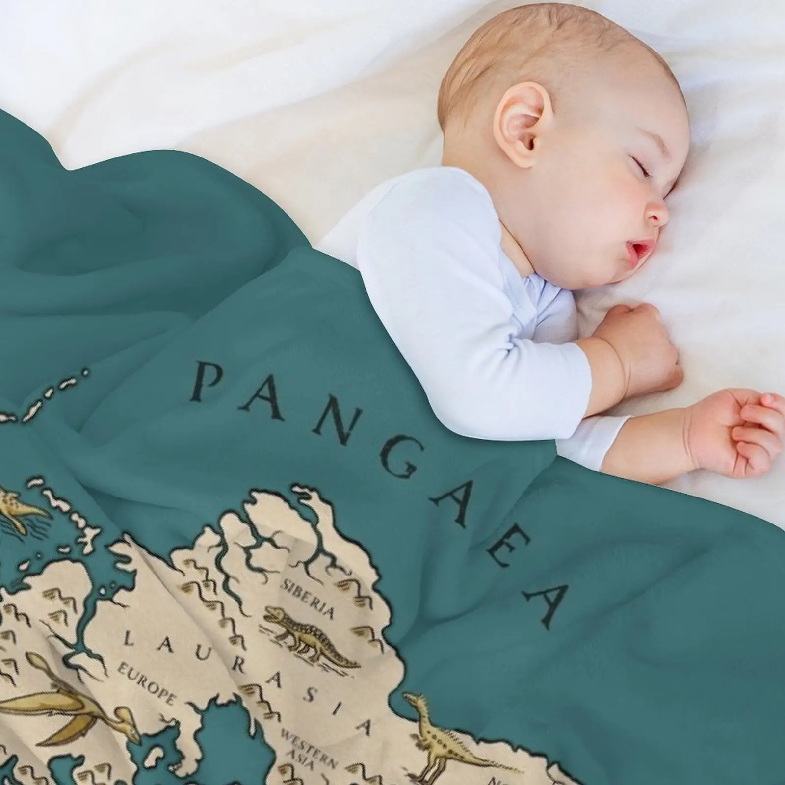 Плед-одеяло Pangaea с картой суперконтинента милые воздушные змеи идеи для подарка