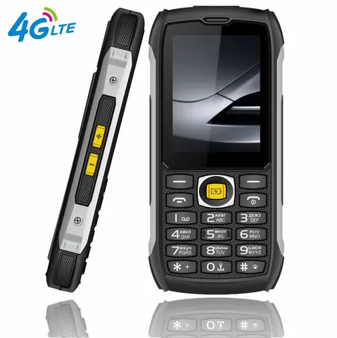 EAOR 4G LTE Водонепроницаемый прочный большой аккумулятор Powerbank Функция клавиатуры 2,8 IPS дисплей громкости боковая клавиша блики фонарик мобильный телефон