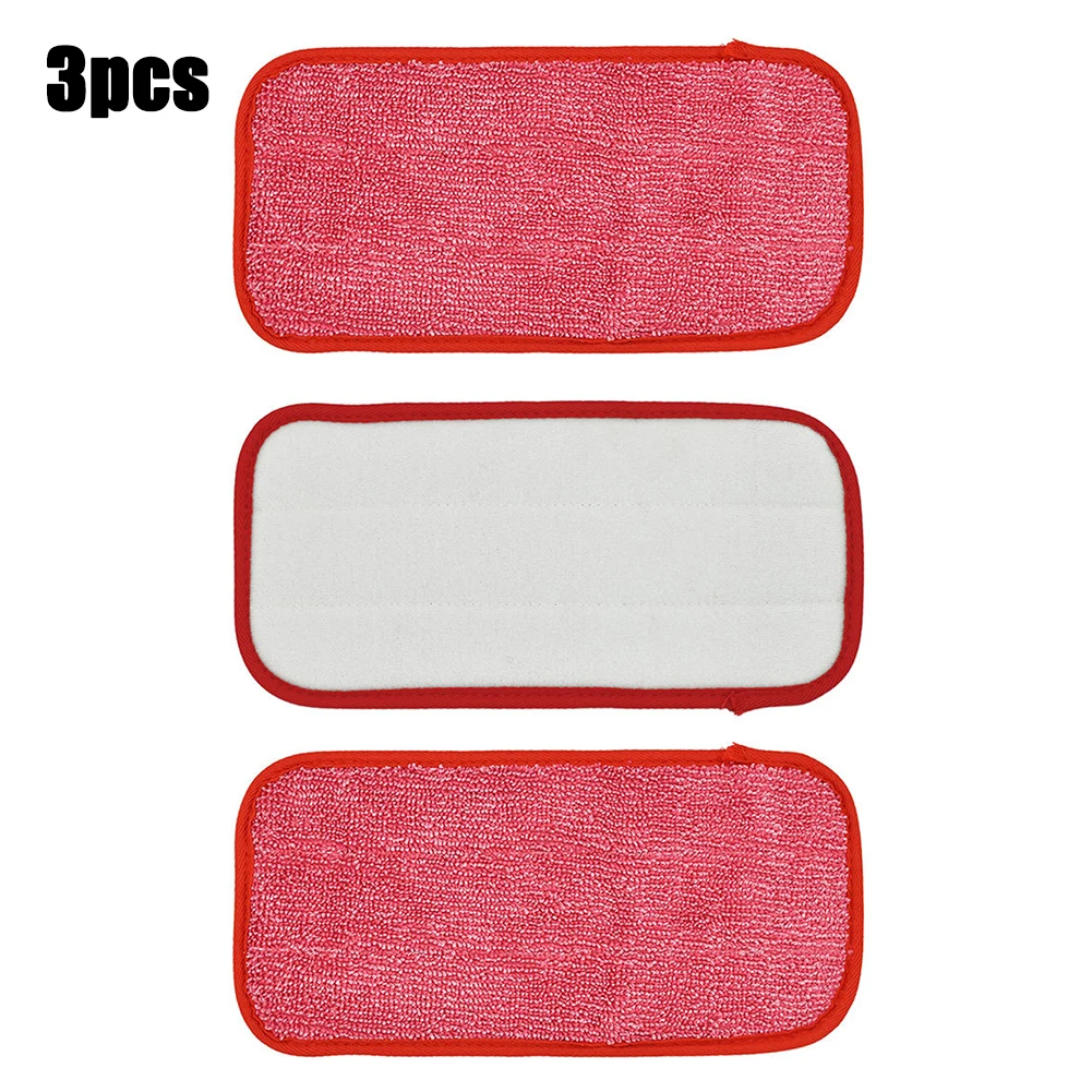 

3pcs Mop Cloth Soft Washable Rectangle Pads Cloth For Swiffer WetJet Reusable Sticky Replacement Cloth 12" 30*15cm