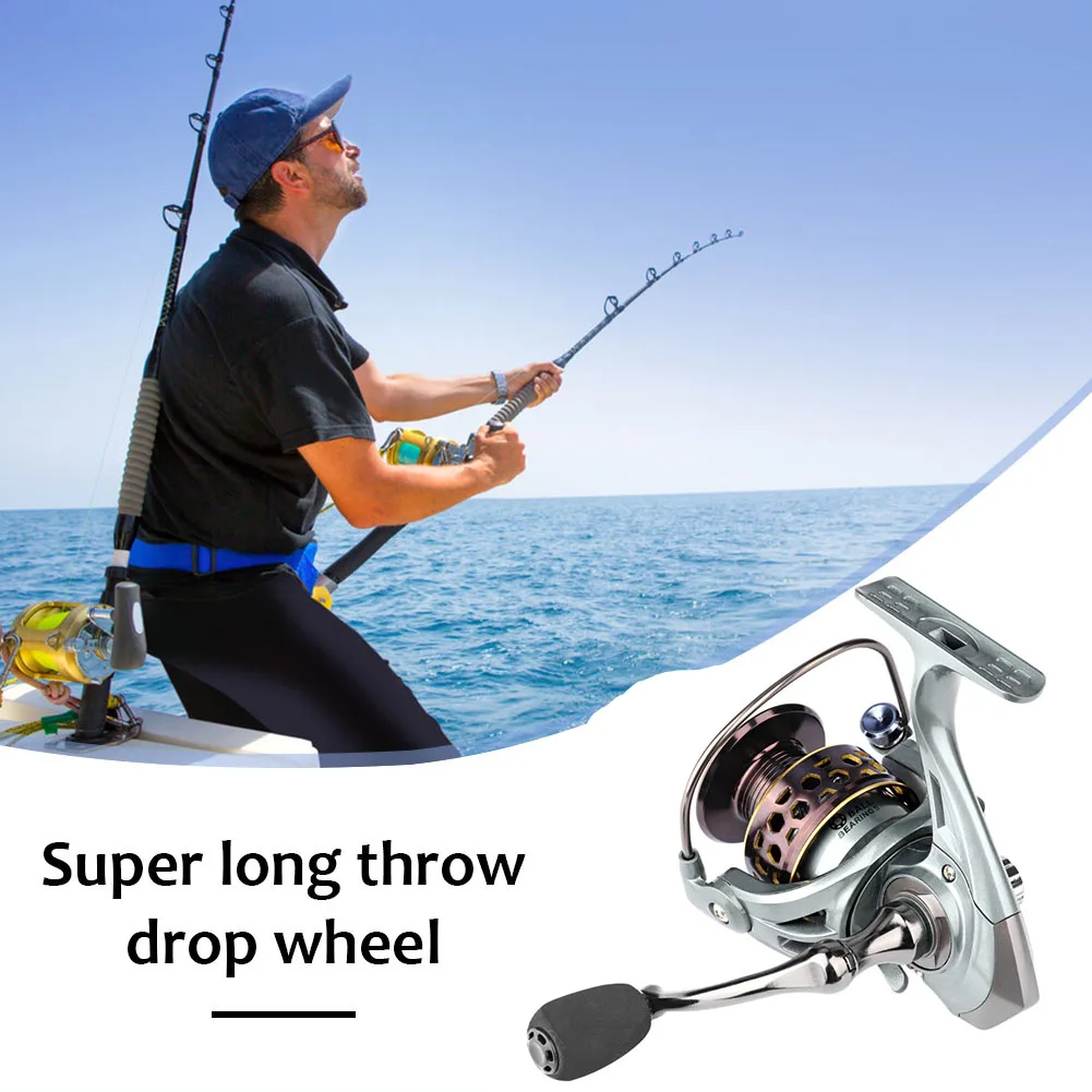 

Металлическая катушка, рыболовная катушка 1BB 5,2/1, высокоскоростная спиннинговая катушка для соленой воды