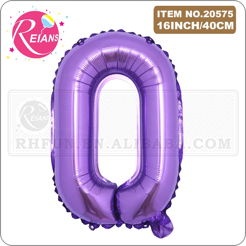 Воздушные шары из фольги в виде букв и цифр 16 дюймов |