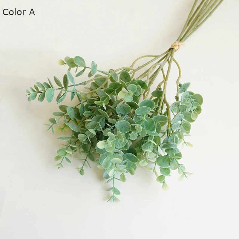 Искусственные растения эвкалипт букет для дома свадебное украшение зеленый