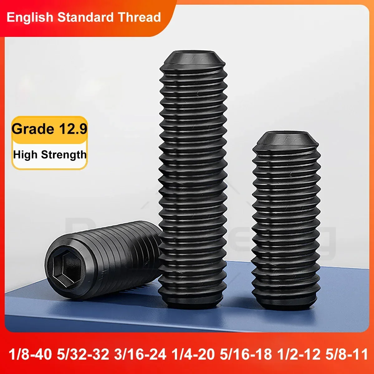 

Стальные шестигранные болты с шестигранной головкой BSW 1/8-40 5/32-32 3/16-24 1/4-20 5/16-18 1/2-12 5/8-11 класс 12.9