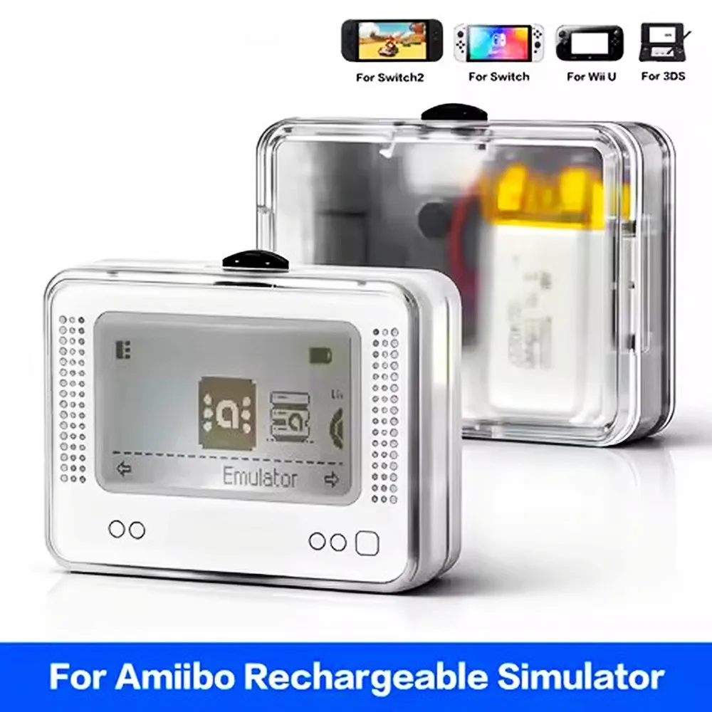 Фото Эмулятор Amiibo NFC Pixl, заряжаемый Bluetooth-симулятор для Switch2/Switch WiiU 3DS, игровые аксессуары №1