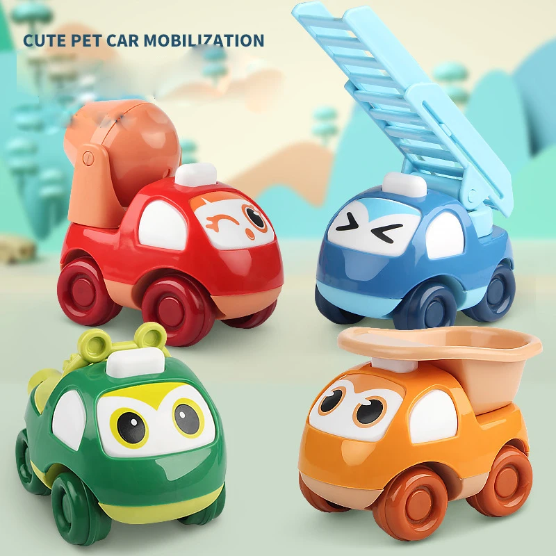 

New Children's Toys Q Cute Inertial Engineering Work Car Car Boy and Girl Inertial Car Set Crash-resistant and Fall-resistant