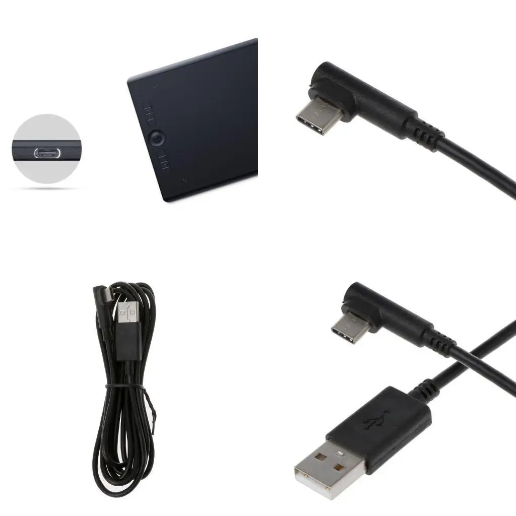 Фото 31BA Type-C USB-шнур для зарядного шнура для Wacom Digital Brawing Tablet PTH660 860 №1