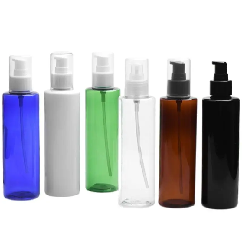 

200ml Empty White Black Clear Lotion Cream Pump Bottle ,Travel Pump Bottles , Cosmetic Packaging Container Treatment Pump