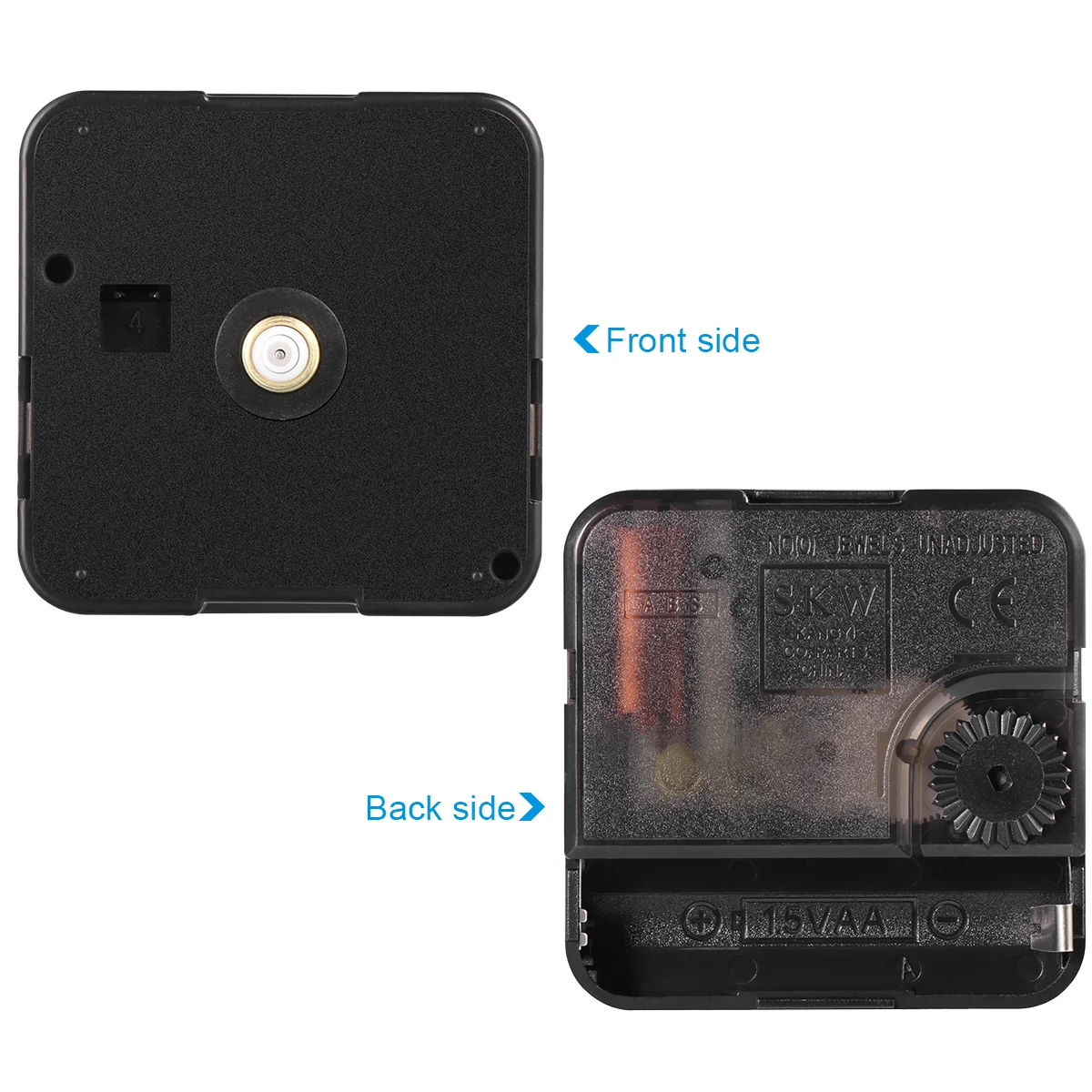 Часовой механизм Кварцевые часы Настенные Интерьер двигателя Серебряный