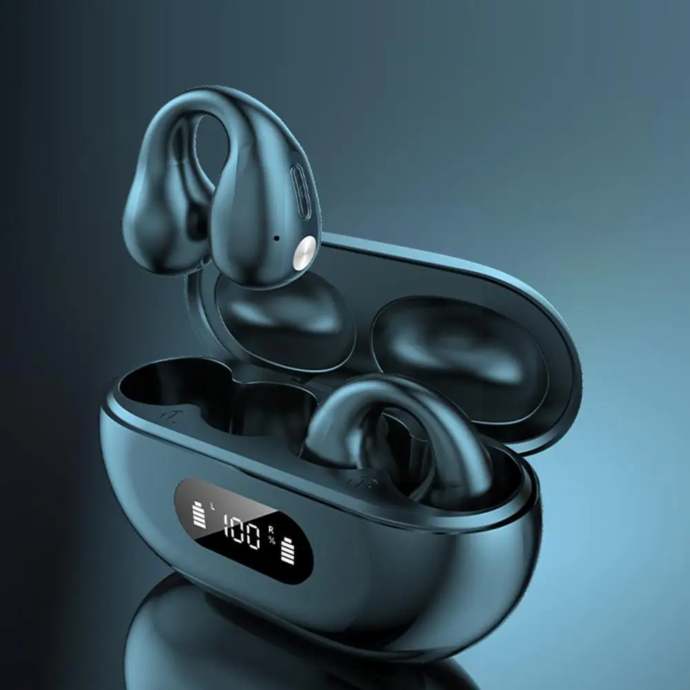 

Earring Wireless Bluetooth Earphones 1:1 Copy For Ambie Sound Earcuffs Ear Earphones Auriculares Headset TWS Sport Earbuds Q9W2