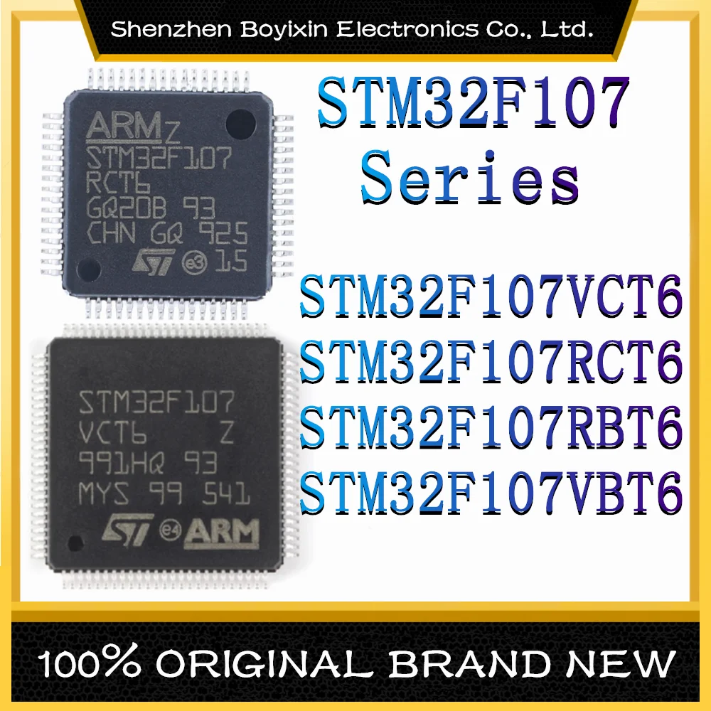 Микроконтроллер STM32F107VCT6 STM32F107RCT6 STM32F107RBT6 stm32vbt6 STM32F107 STM32F микроконтроллер (MCU/MPU/SOC) IC чип