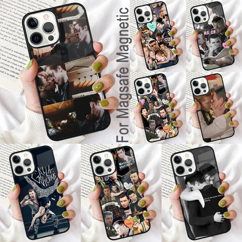 Gallavich любовь ТВ бесстыдный Иан магнитный мягкий чехол для телефона iPhone 16 Promax 15 Pro 13