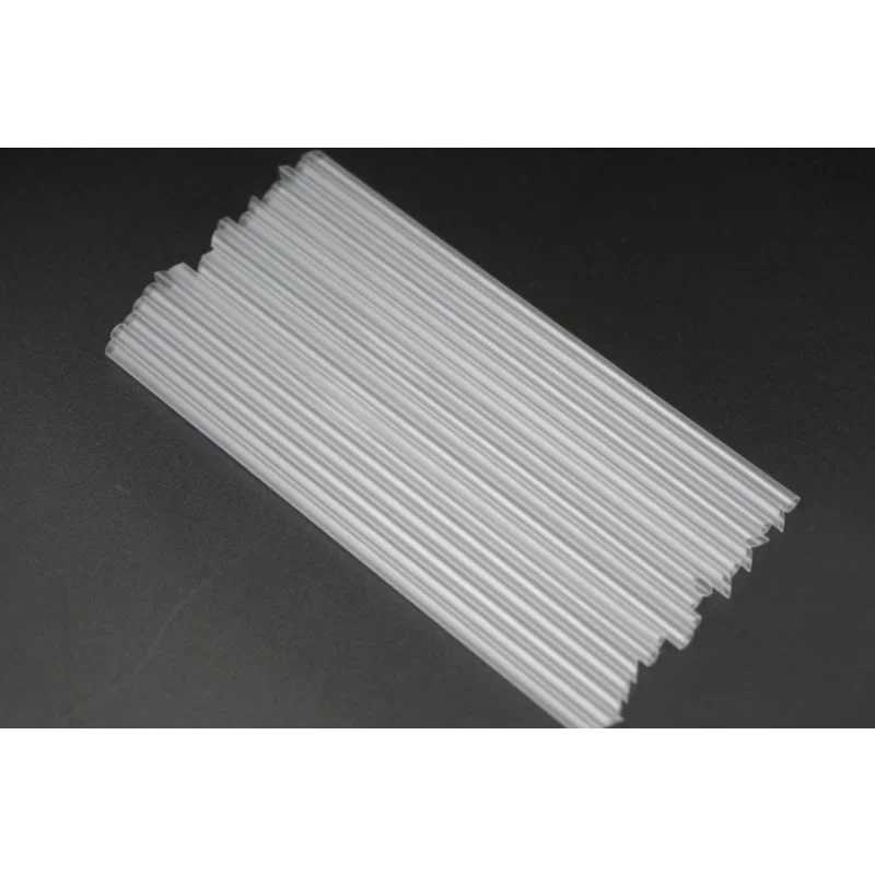 Соломинки одноразовые прозрачные 26 см 100 шт.