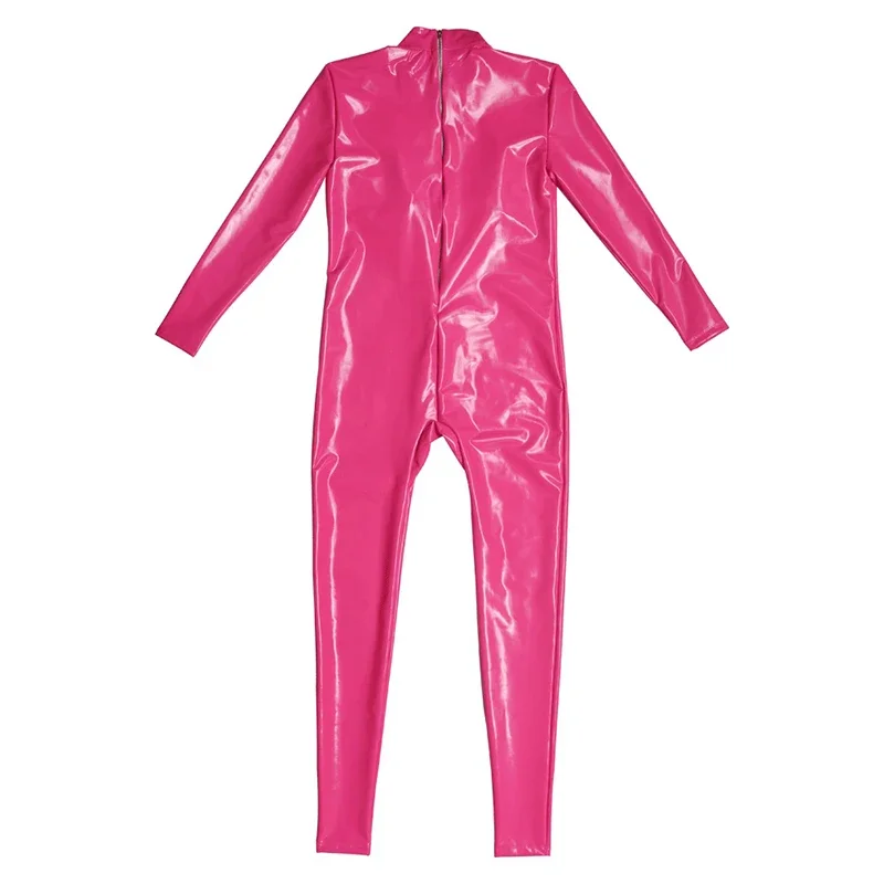 Сексуальный латексный кожаный комбинезон для женщин костюм косплея из