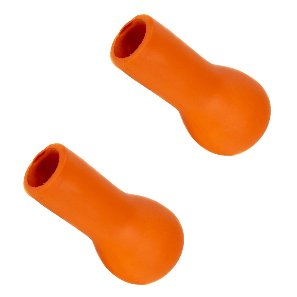 

2Pcs Spherical Belly Top PU Fishing Pole Support for Deep Sea Fishing Belly Top Light Weight Fishing Accessories,Orange